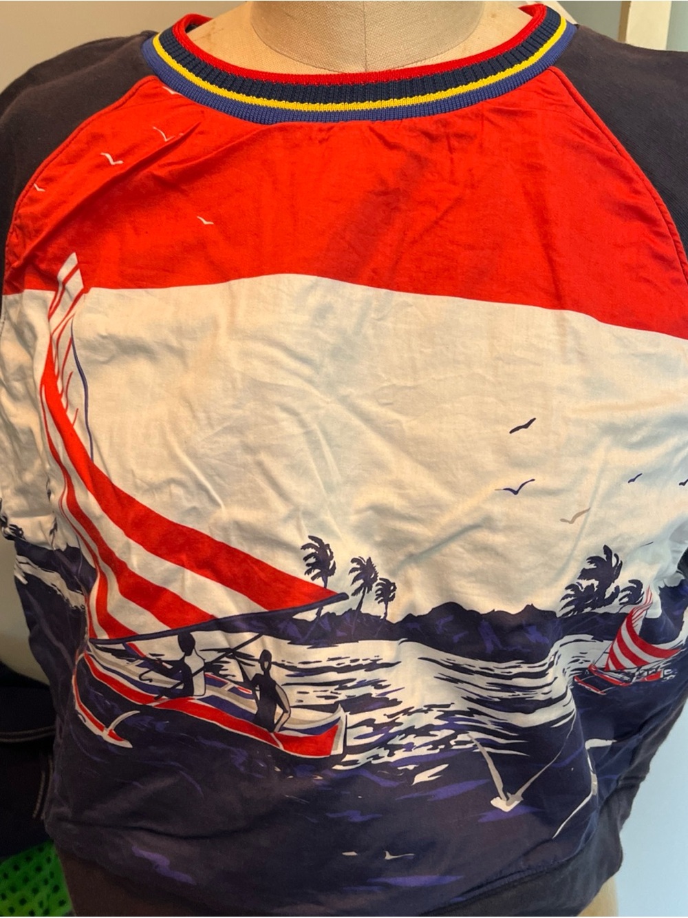 Tommy Hilfiger Collection Nautical crop to Medium
